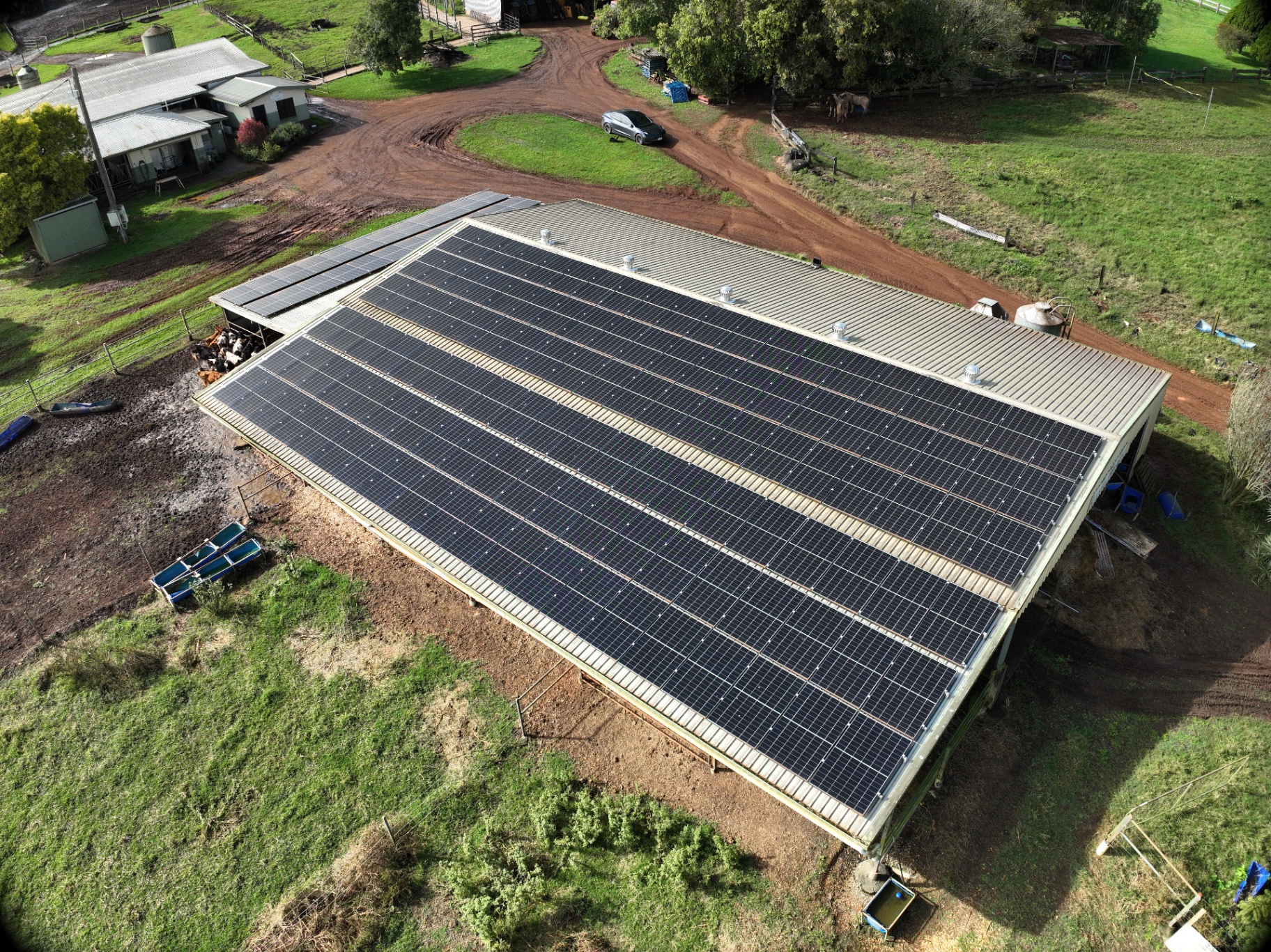 Rural solar installation Atherton Tablelands